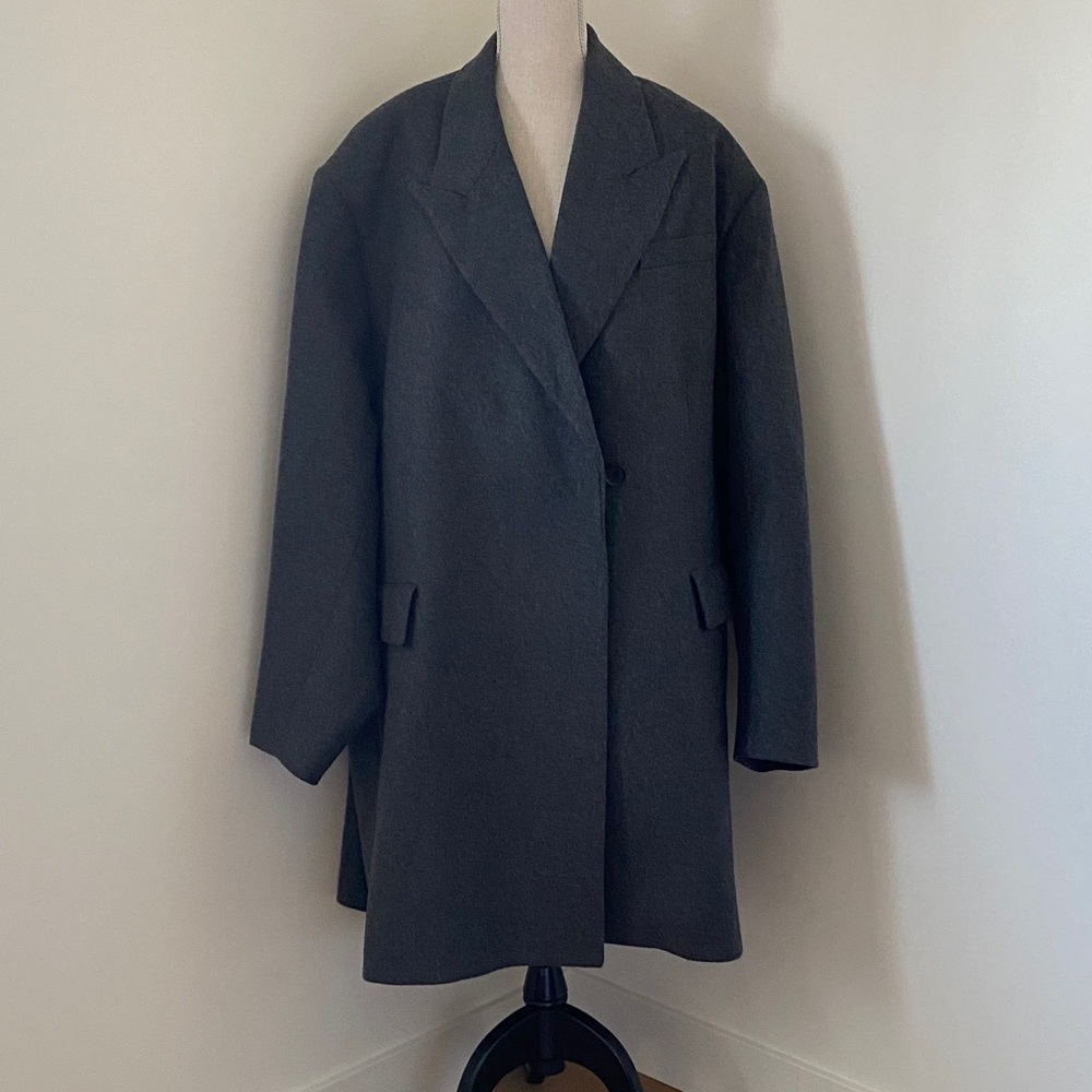 NWT COS Charcoal Blazer Coat